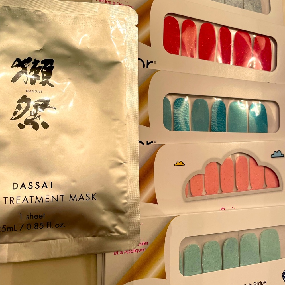 Colorstreet bundle (5) + deluxe facemask sheet Dassai